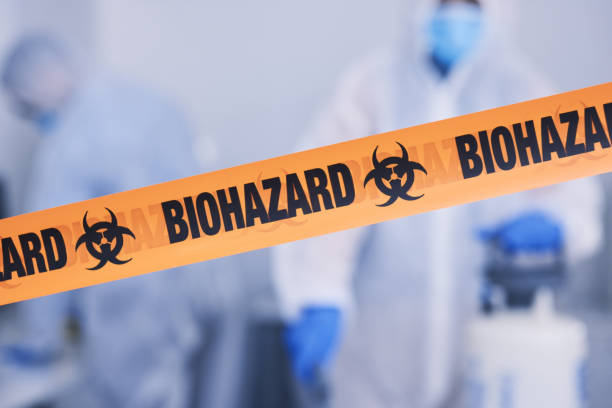 Professional Blood Cleanup technician working in Avila Beach, CA